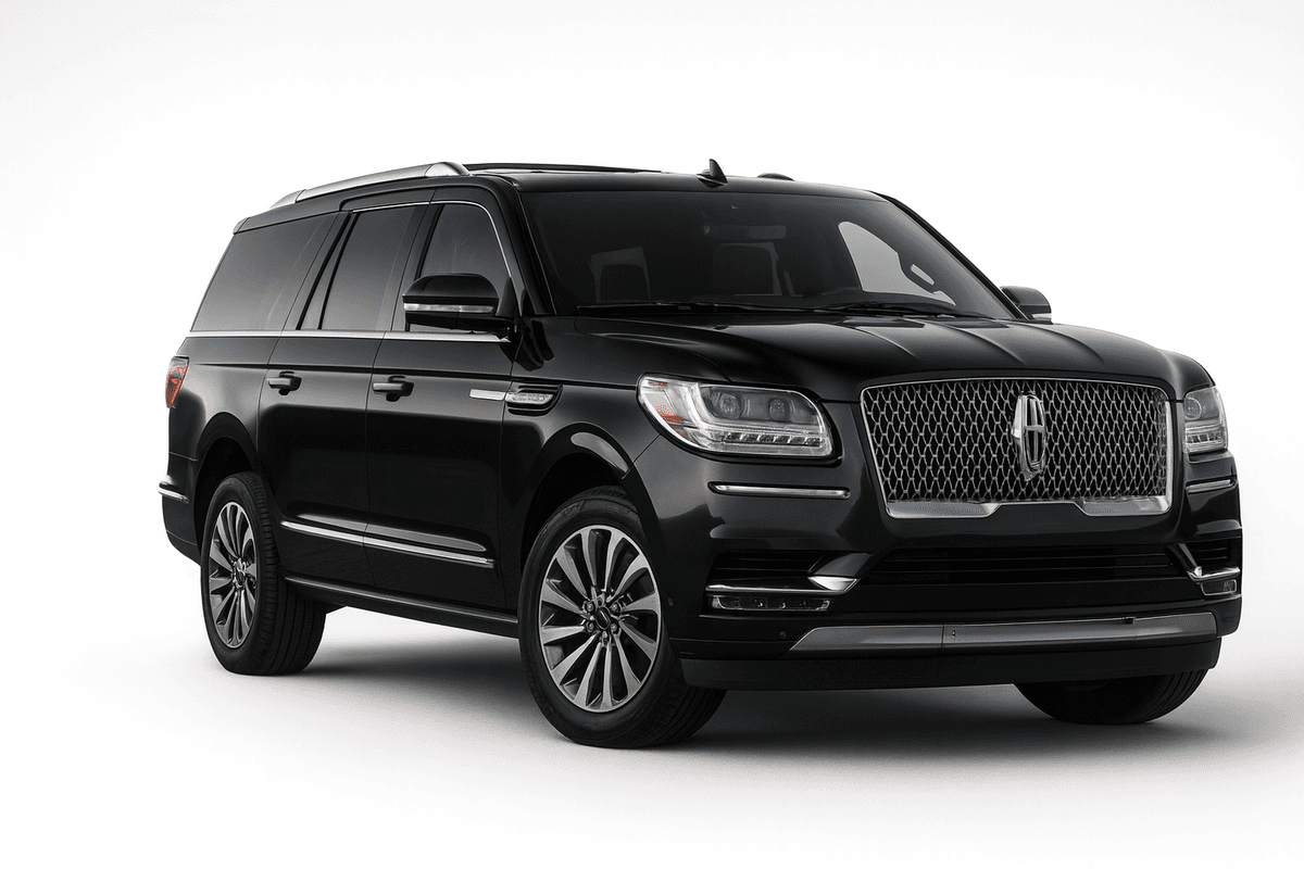 Luxury Black Lincoln Navigator SUV